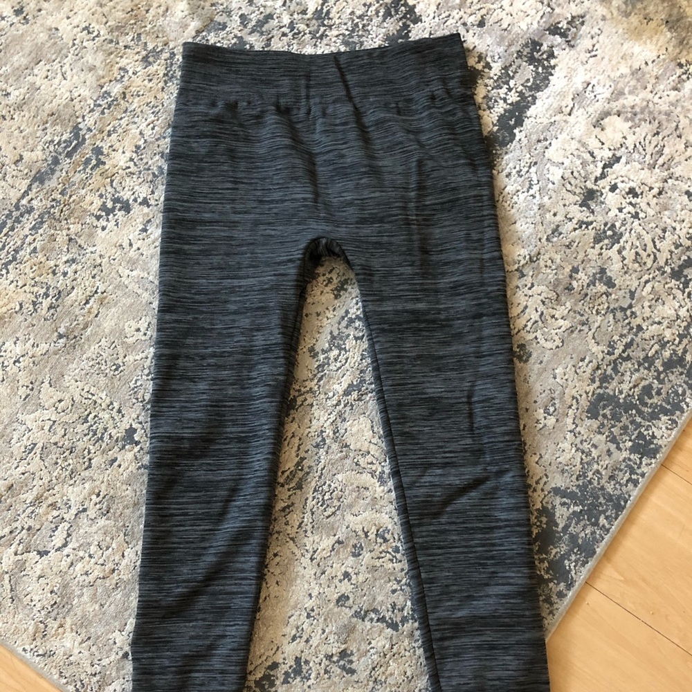 unbranded fleece lined grey leggings